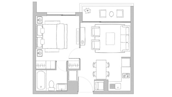 Departamento 1108, DOM
