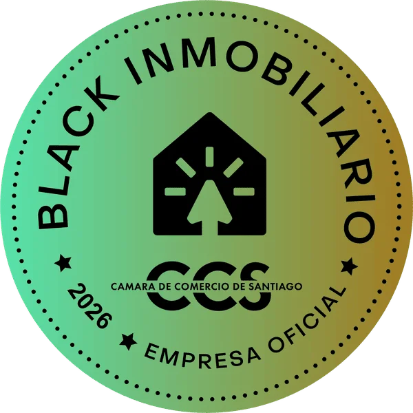 sello oficial black inmobiliario